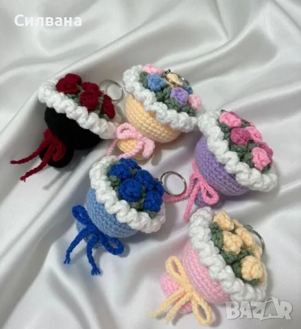 Ръчно плетени ключодържатели, снимка 7 - Ръчно изработени сувенири - 55596265