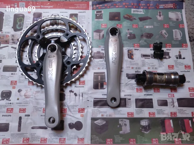 Shimano Deore XT FC-M752 170 mm комплект курбели