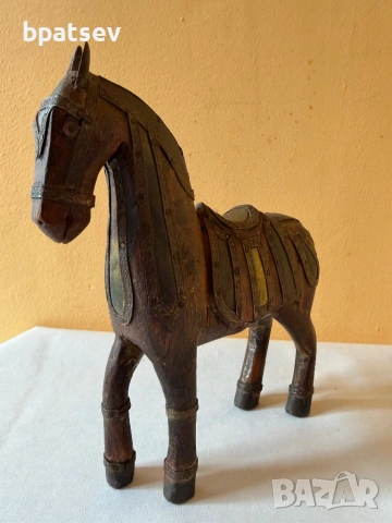 ръчно изработена фигурка на конче, снимка 2 - Антикварни и старинни предмети - 54100562