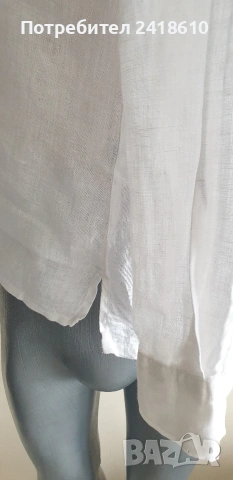 Armani Jeans 100% Лен / Womens Size M  ОРИГИНАЛ! Дамска Ленена Риза!, снимка 7 - Ризи - 54883181