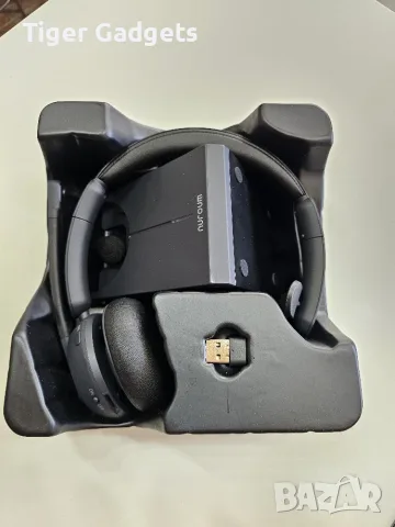 Nuroum HP31S (3rd Gen) Bluetooth слушалка с микрофон, USB донгъл, зарядна база, Noise Cancelling, снимка 11 - Bluetooth слушалки - 55313694