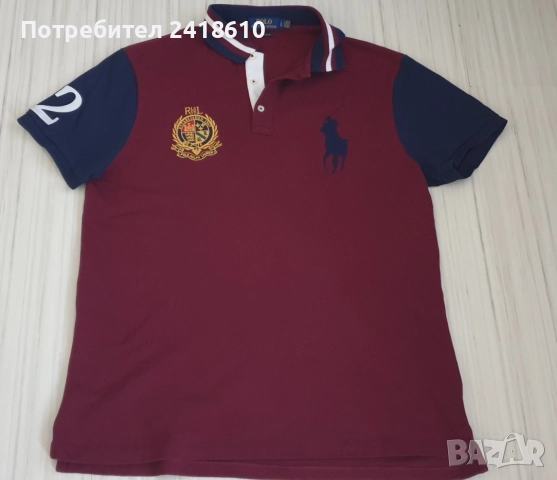 POLO Ralph Lauren Pique Cotton  Custom Slim Fit Mens Size L  ОРИГИНАЛ! Мъжка Тениска!, снимка 7 - Тениски - 55143319