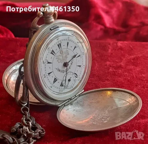 Старинен Османски джобен часовник J.Dent.London, , снимка 2 - Антикварни и старинни предмети - 55353600