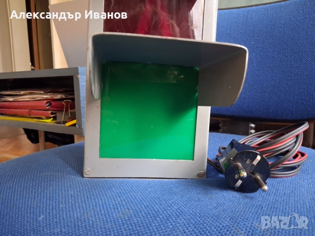 Стар метален светофар играчка, снимка 2 - Антикварни и старинни предмети - 54235830