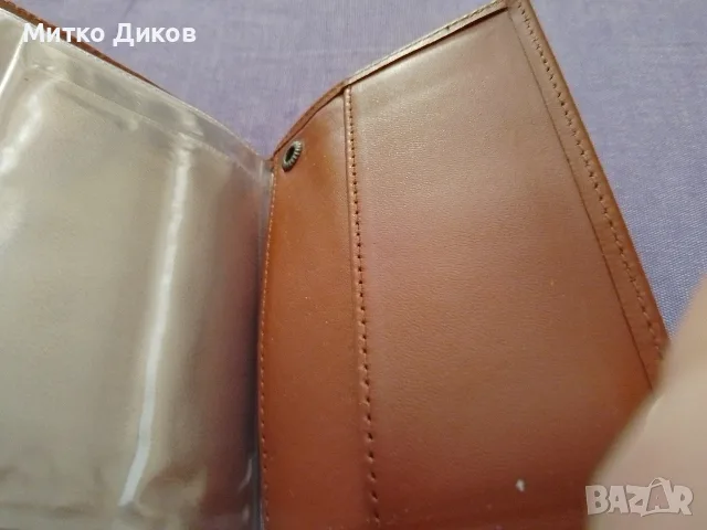 Портфейл Марков за Авто документи нов естествена кожа 140х 100 мм, снимка 5 - Портфейли, портмонета - 55422560