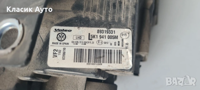Фар VW Golf 6 2012г., снимка 3 - Части - 54833836