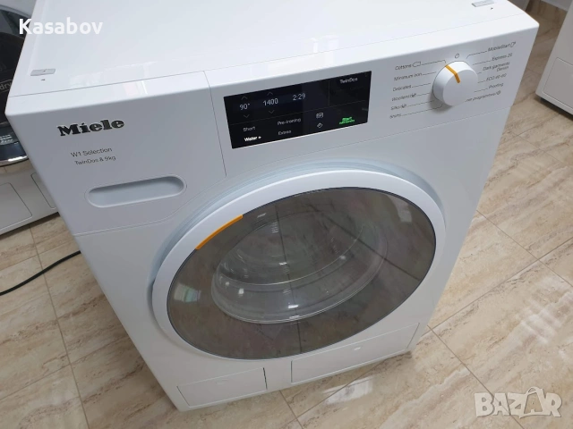 UK Miele 9кг 1600rpm Wi-Fi TwinDos Пералня Миеле 12м Гаранция