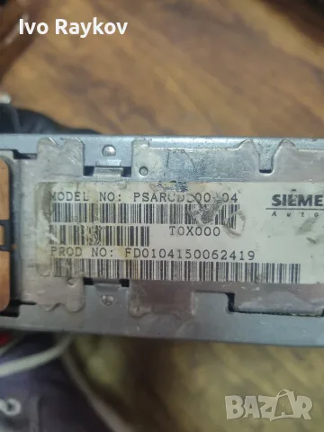 Авторадио с CD Citroën Peugeot 96545978XT , Siemens , снимка 5 - Части - 55464522