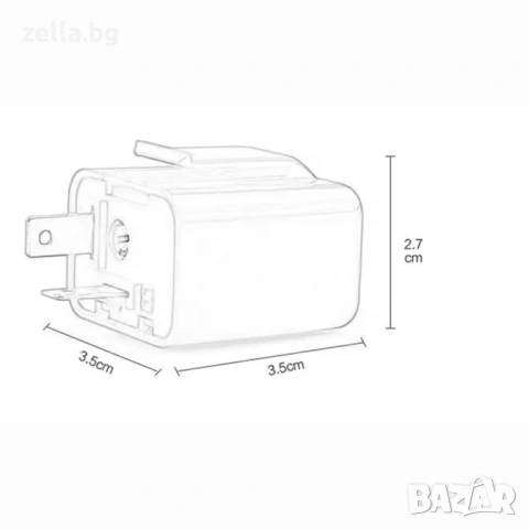 Регулируемо LED реле за мигачи 12V с 2 пина – за мотоциклет, скутер ATV електрически велосипед 10136, снимка 6 - Друга електроника - 54659028