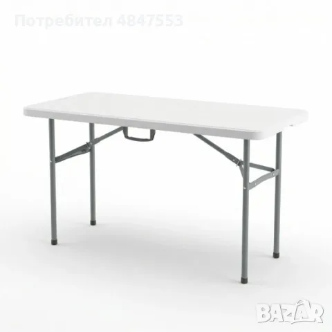 Сгъваема маса + 4 сгъваеми стола - практичен, здрав и удобен комплект за всяко събитие, снимка 2 - Градински мебели, декорация  - 55580499