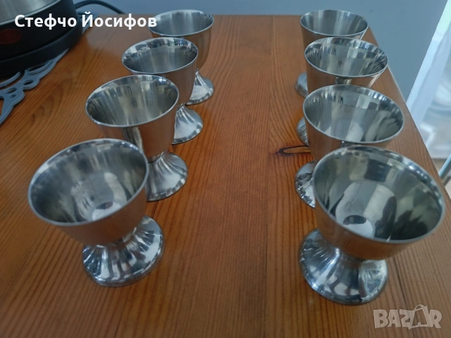Чашки от алпака , снимка 2 - Антикварни и старинни предмети - 54617565