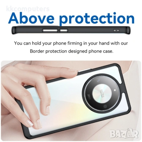 Honor Magic6 Lite 5G / X9b 5G Силиконов Калъф Transparent TPU и Протектор, снимка 9 - Калъфи, кейсове - 54541872