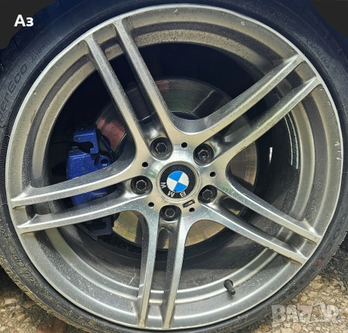 BMW 19" style 313 sportpaket ,гуми-225/35/19-255/30/19 dot0626, снимка 4 - Гуми и джанти - 54653367