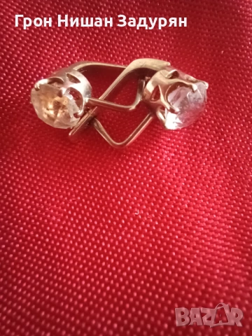 Продавам  златни  обеци руско злато , снимка 10 - Обеци - 54336581