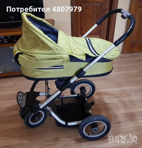 Бебешка количка Mutsy 3 Rider, с два коша и пълен комплект аксесоар, снимка 2 - Детски колички - 55565593