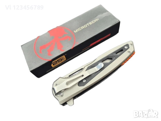 Сгъваем полуавтоматичен нож Microtech FA88 -90х210 мм, снимка 6 - Ножове - 55053156
