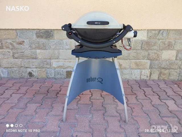 ГАЗОВО БАРБЕКЮ WEBER Q1000, снимка 11 - Барбекюта - 55458911