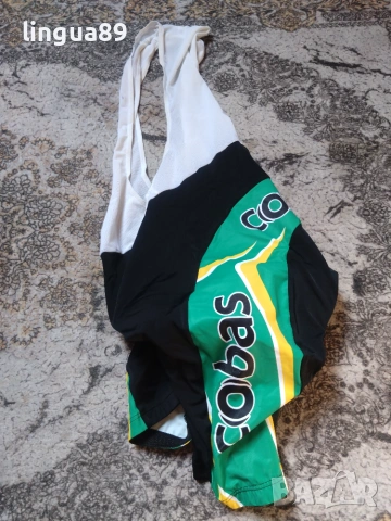 Вело клин с презрамки Bonfanti Cobas Team Bib Shorts , снимка 2 - Спортни дрехи, екипи - 55153881