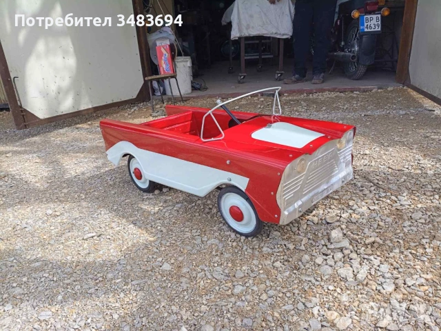 Ретро детска количка с педали. Нева, снимка 8 - Колекции - 54046890