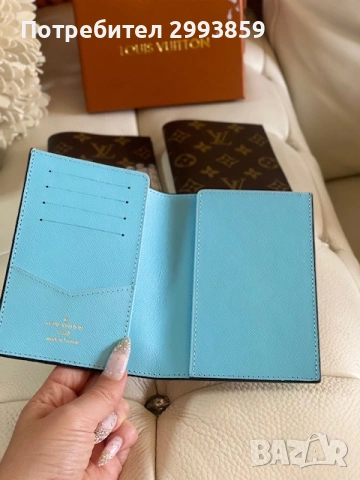 Cardholder passport Lv паспорт холдер документи, снимка 4 - Портфейли, портмонета - 54970811