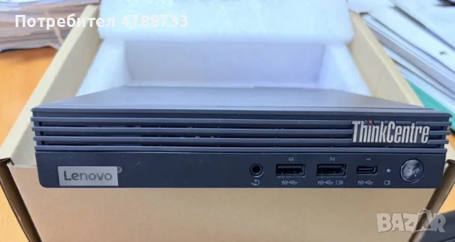 Lenovo ThinkCentre M75q Gen 5 32GB RAM DDR5 5600MHz— мини PC, като нов, снимка 5 - Работни компютри - 55367589
