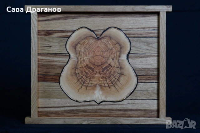 Стенна пластика от масивна дървесина "Вътрешна красота", снимка 3 - Пана - 54000272