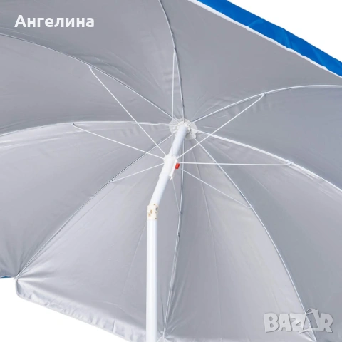Плажен чадър Muhler 2111, 170x205cm, снимка 5 - Градински мебели, декорация  - 54630065