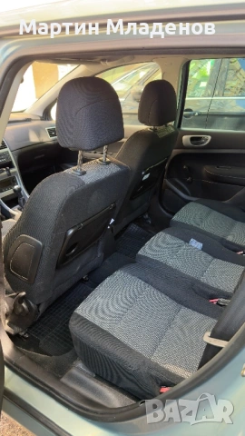 🚗 Peugeot 307 SW 1.6 HDI 90к.с. 2007г. – 7 места / Панорама / Нов внос, снимка 9 - Автомобили и джипове - 54552911