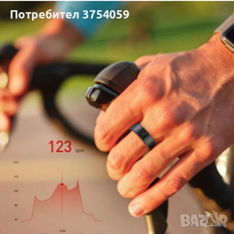 Smart пръстен–интелигентен тракер за здраве и активност в стилна форма, снимка 3 - Друга електроника - 55179513