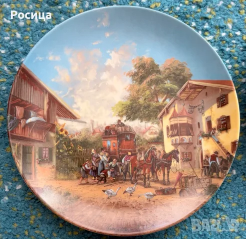 Колекционерски порцеланови чинии-4 броя, снимка 2 - Колекции - 48446137