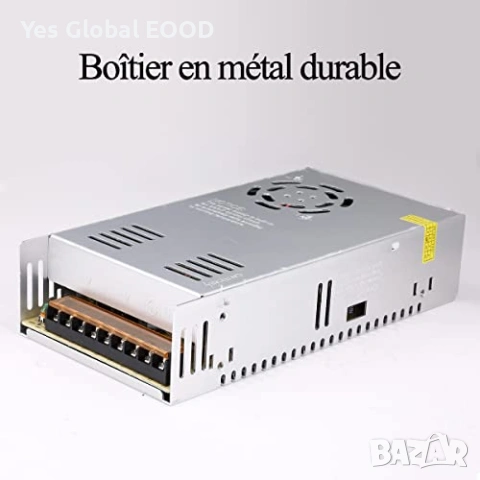Захранване 12V 30A 360W AC/DC SMPS адаптер, снимка 7 - Друга електроника - 54136932