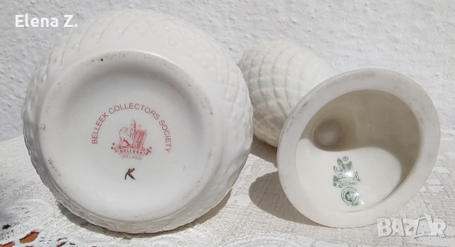 Красиви и различни съдове на Belleek Ирландия, снимка 6 - Декорация за дома - 54966412