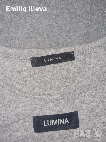 рокля lumina сива, снимка 2 - Рокли - 55226350