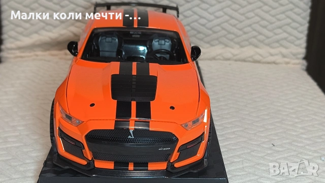метална кола Ford Mustang Shelby GT 500 , Мащаб 1:18