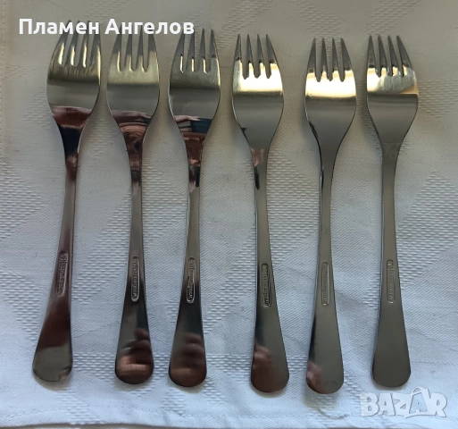 Вилици 6 броя "Петко Денев" Габрово , снимка 2 - Прибори за хранене, готвене и сервиране - 54860843