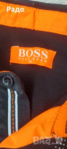 Hugo Boss / M / Made in Germany / мъжка тениска с яка, снимка 5 - Тениски - 54735346