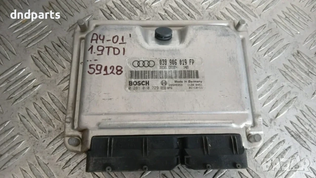 Компютър Audi A4 1.9 TDI 2001 038906019FP 0281010729