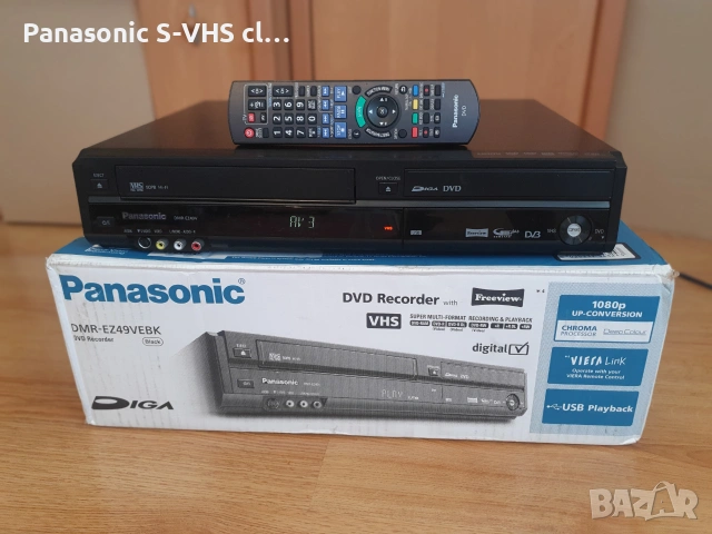 Panasonic DMR-EZ49V DVD-VHS-USB-HDMI recorder