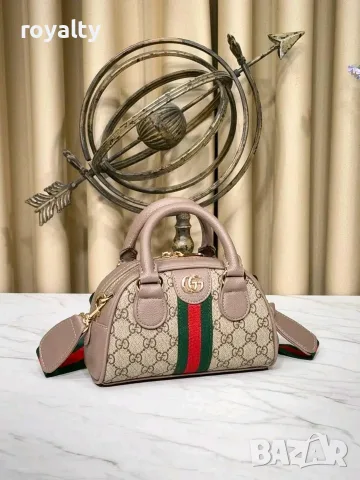 Gucci Нова Дамска Кожена Чанта Гучи Различни Цветове , снимка 6 - Чанти - 55640112