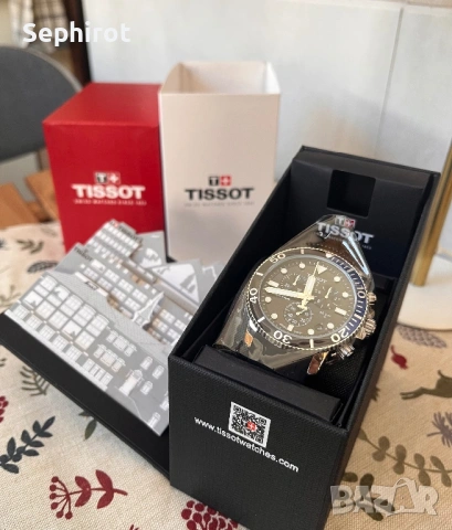 ЧИСТО НОВ Tissot Seastar 1000 Chronograph (Пълен комплект), снимка 4 - Мъжки - 54754027