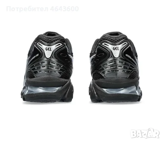 Унисекс маратонки ASICS Gel-Kayano 14 ”Black Pure Silver” Размер 41.5, снимка 3 - Маратонки - 55298834