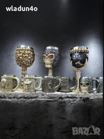 Черепни чаши, бокали-3е-9-15е, снимка 5 - Чаши - 35240255