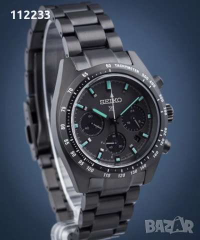 SEIKO Prospex Speedtimer Chronograph Black, снимка 2 - Мъжки - 54758363