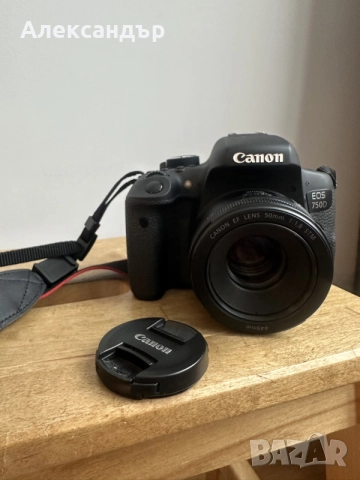 Canon EOS 750D + EF-S 18–55mm IS STM – Отлично състояние, снимка 9 - Фотоапарати - 55230267