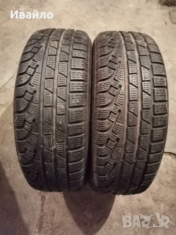 Продавам 2 броя зимни гуми 205.60.16 на 1 сезон дот 2021 Pireli 