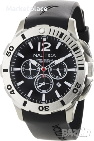 Мъжки спортен часовник NAUTICA Chronograph 10АТМ, снимка 4 - Мъжки - 54411463