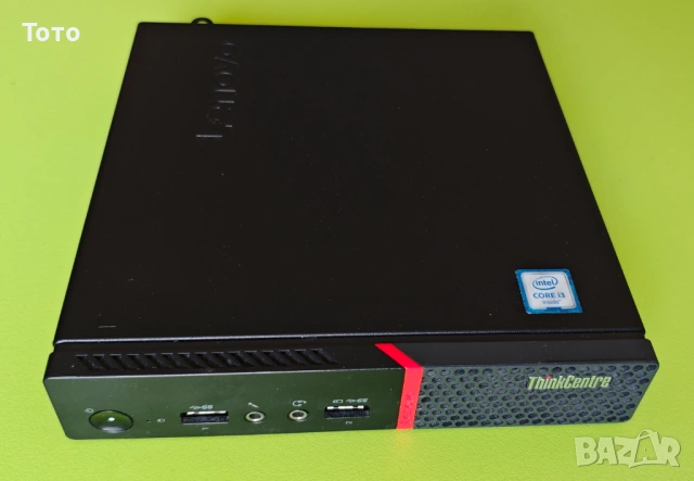 Продавам Lenovo ThinkCentre M700 Tiny /i3/16GB RAM DDR4/128GB M.2 SATA/640GB HDD/Windows 10 pro