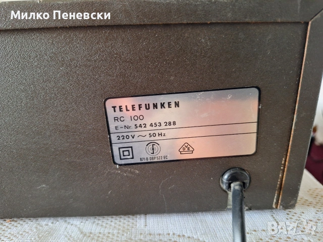 TELEFUNKEN RC100 STEREO CASSETTE DECK., снимка 7 - Декове - 54631833