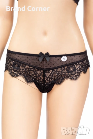 Луксозен дантелен комплект бельо Hunkemöller – Сутиен 75D и Бикини S, снимка 7 - Бельо - 54552282
