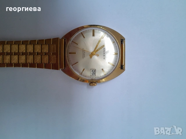 германски мъжки часовник Анкер,Anker, снимка 2 - Антикварни и старинни предмети - 54066909